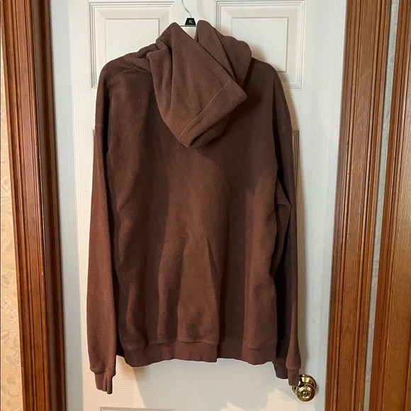 P’tula Active Brown Hooded Fleece Sweatshirt - Picture 3 of 6
